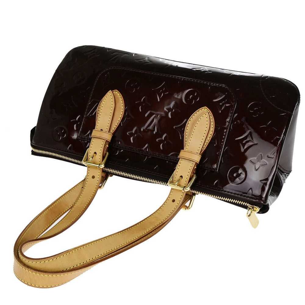 Louis Vuitton Rosewood Burgundy Patent Leather Sh… - image 5