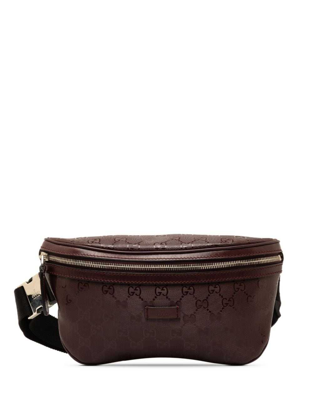 Gucci Pre-Owned 2000-2015 GG Imprime belt bag - R… - image 1