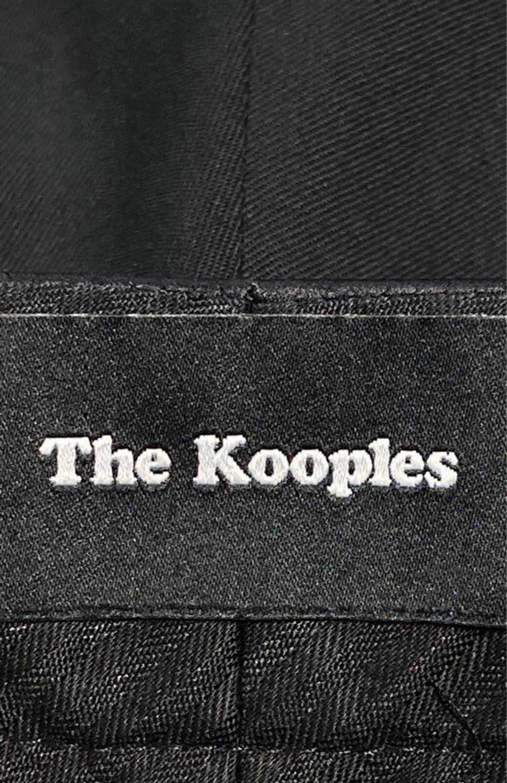 The Kooples Womens Black Flat Front Straight Leg … - image 3