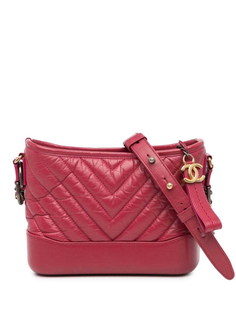 CHANEL Pre-Owned 2018-2019 Small Chevron Aged Cal… - image 1