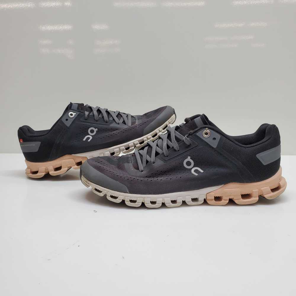 WOMEN'S ON CLOUD RUNNER BLACK/PEACH/GREY SIZE 7.5 - image 1