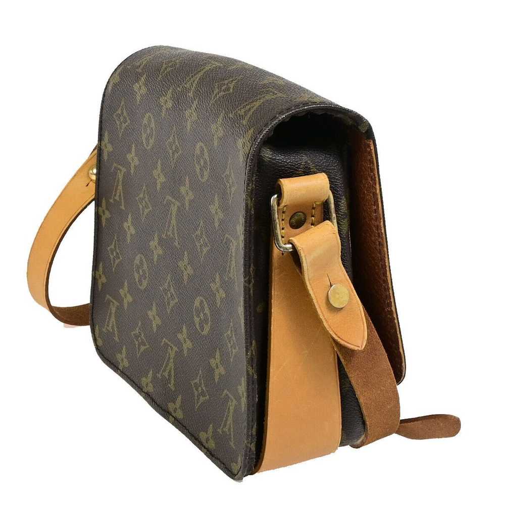 Louis Vuitton Cartouchiere Brown Canvas Shoulder … - image 4