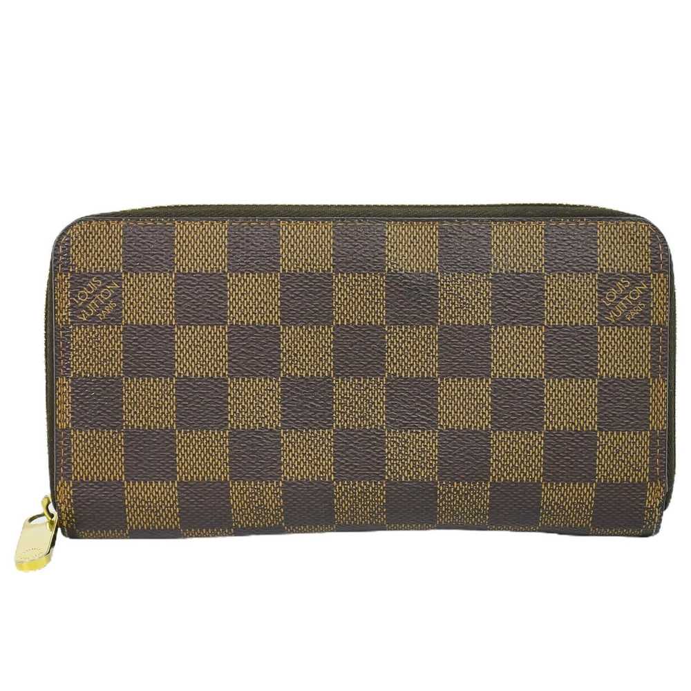 Louis Vuitton Zippy Brown Canvas Wallet (Pre-Owne… - image 1