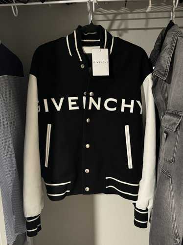 Givenchy Givenchy varsity jacket in wool and leath