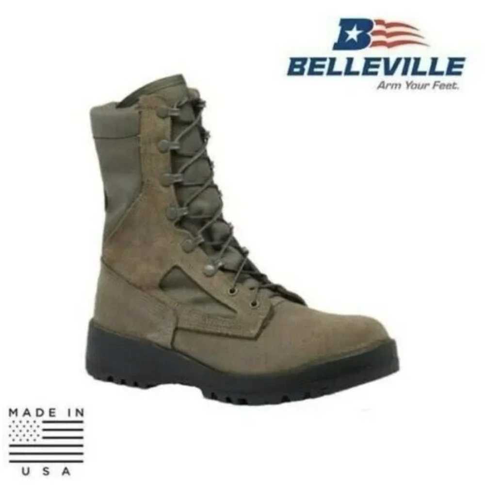 Belleville BELLEVILLE Mens Green Air Force Vibram… - image 1