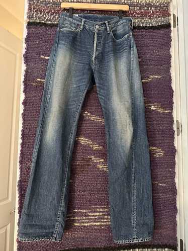 Studio D'Artisan Straight leg distressed selvedge