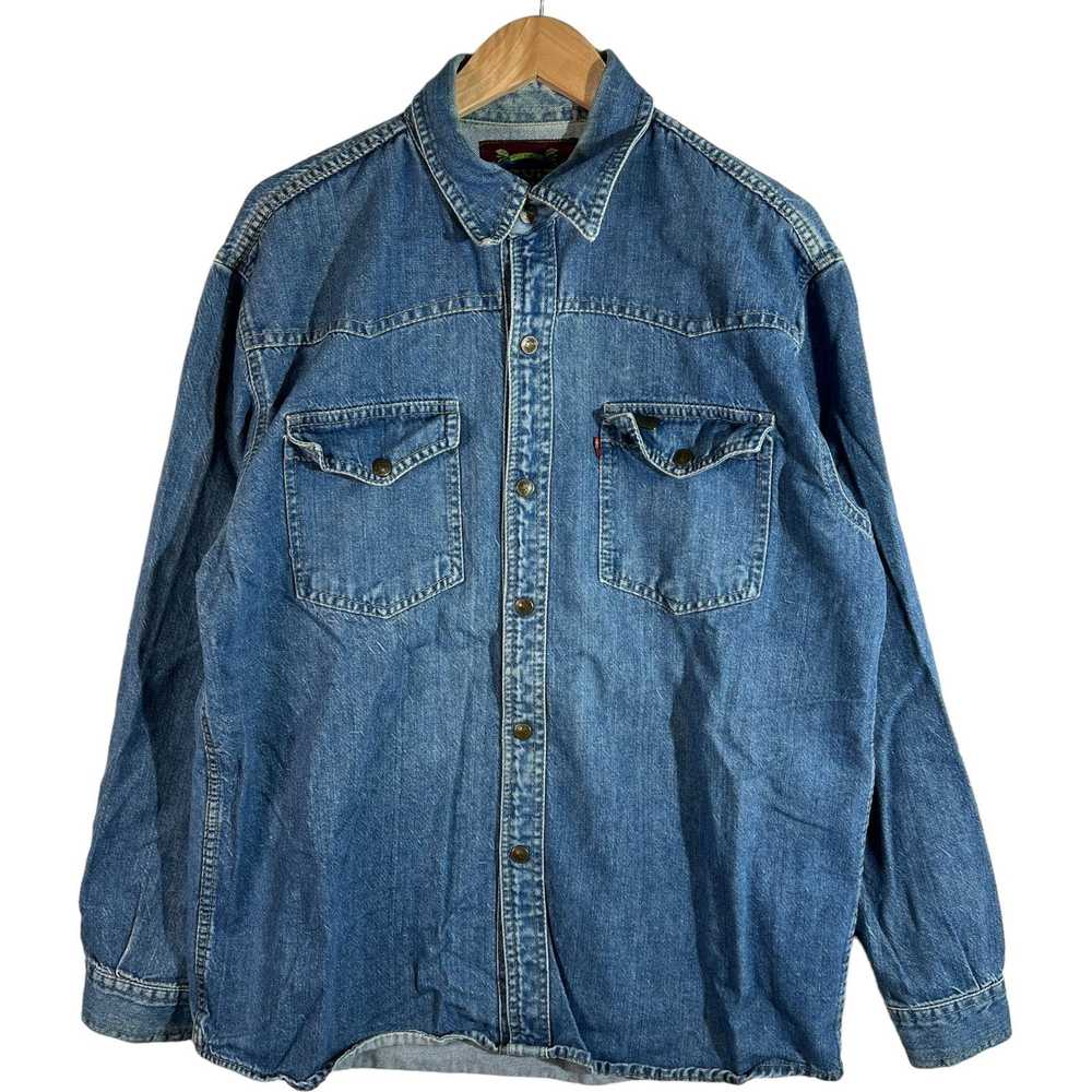 Levi's Levis Denim Long Sleeve Button Down - image 1