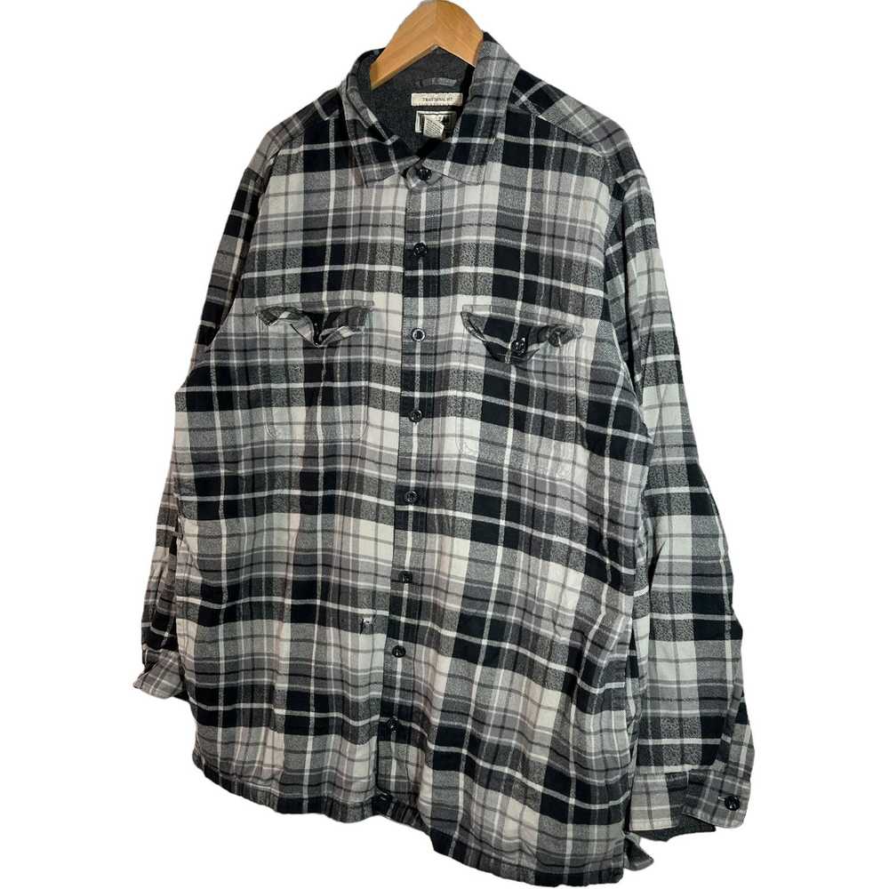 L.L. Bean L.L.Bean Traditional Fit Plaid Long Sle… - image 3