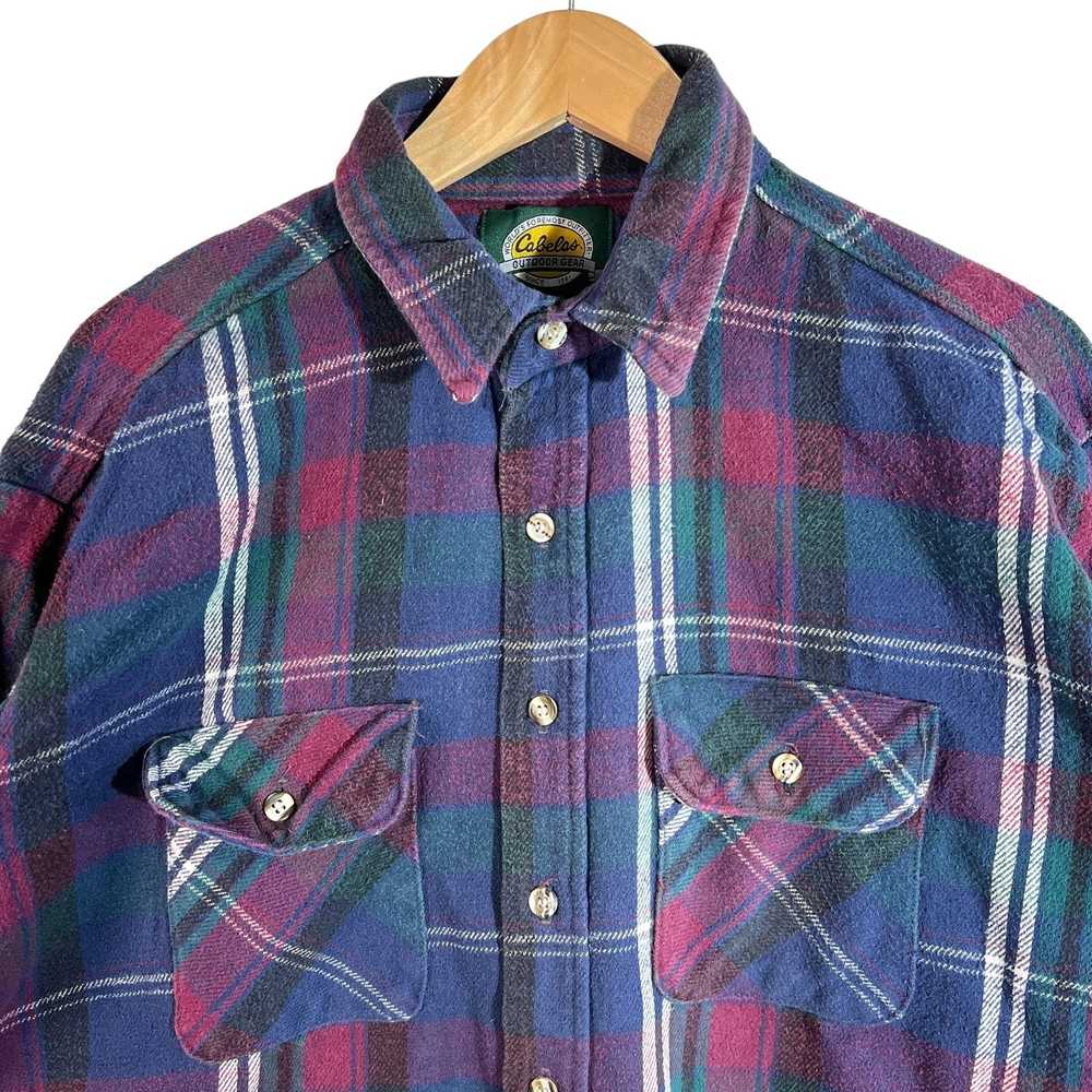 Cabelas Cabelas Long Sleeve Plaid Flannel - image 2