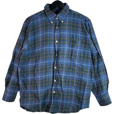 Chaps Chaps Denim Plaid Long Sleeve Flannel