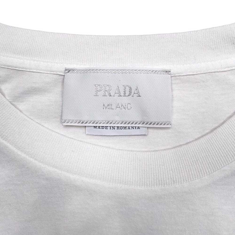 Prada Cotton Pocket Short Sleeve Tee Shirt White - image 4