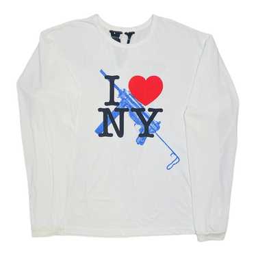 Vlone I Love NY Long Sleeve Tee Shirt White - image 1