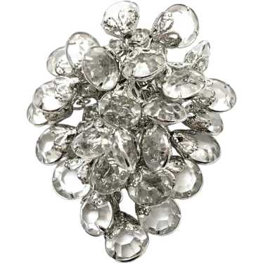 Crystal Waterfall Cha Cha Dangles Brooch Bezel