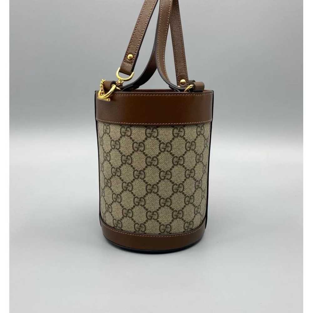 Gucci Horsebit 1955 Bucket cloth handbag - image 2