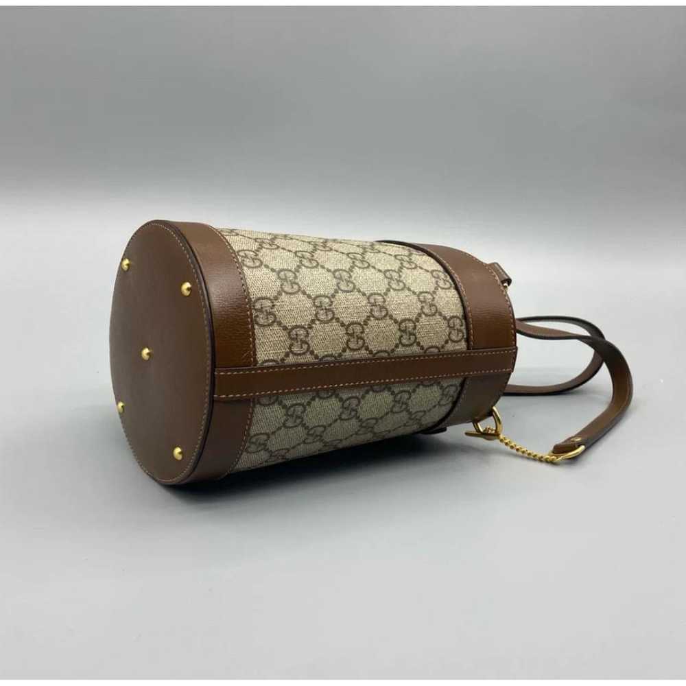 Gucci Horsebit 1955 Bucket cloth handbag - image 4