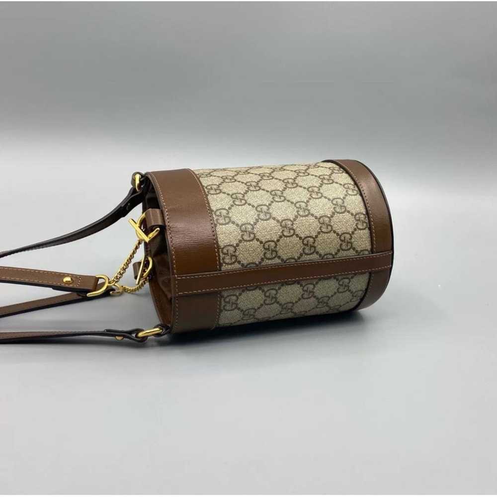 Gucci Horsebit 1955 Bucket cloth handbag - image 6