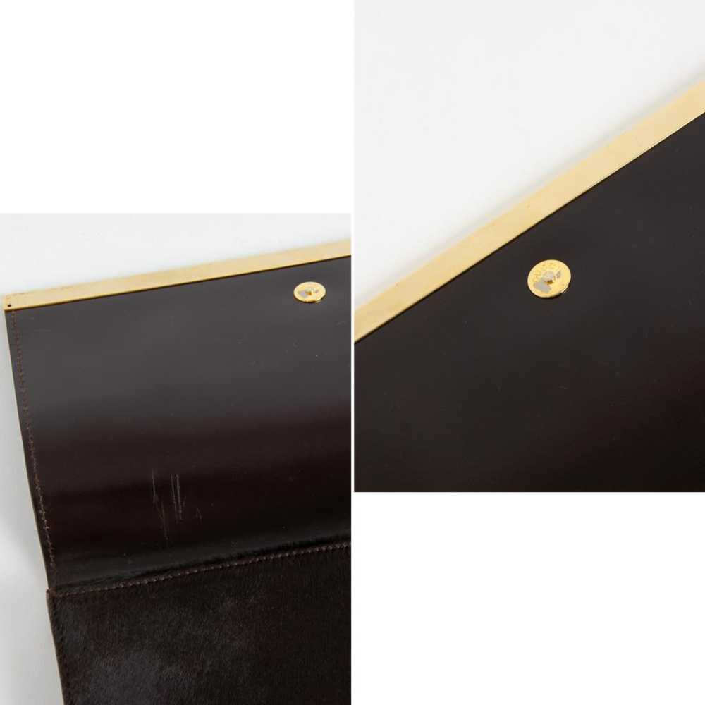 Gucci Pony-style calfskin clutch bag - image 9