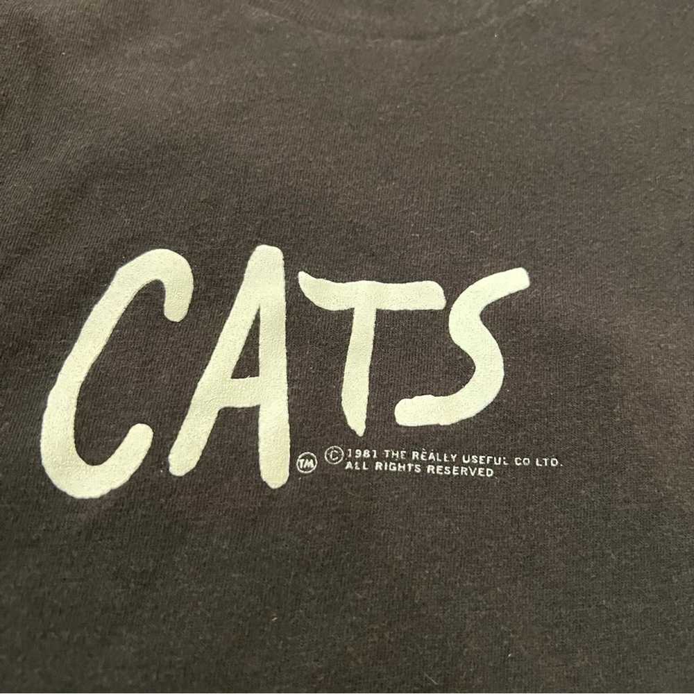 Vintage Vintage 1981 Cats the Musical Tee Shirt - image 4