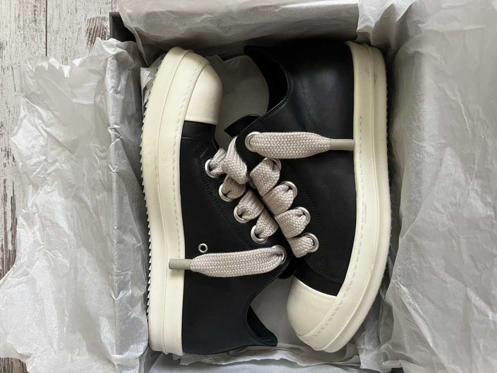 Rick Owens Rick Owens Drkshdw Low Jumbo Lace Leat… - image 1