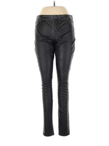 Unbranded Women Black Faux Leather Pants L