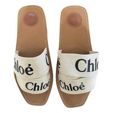 Chloé Woody cloth sandal