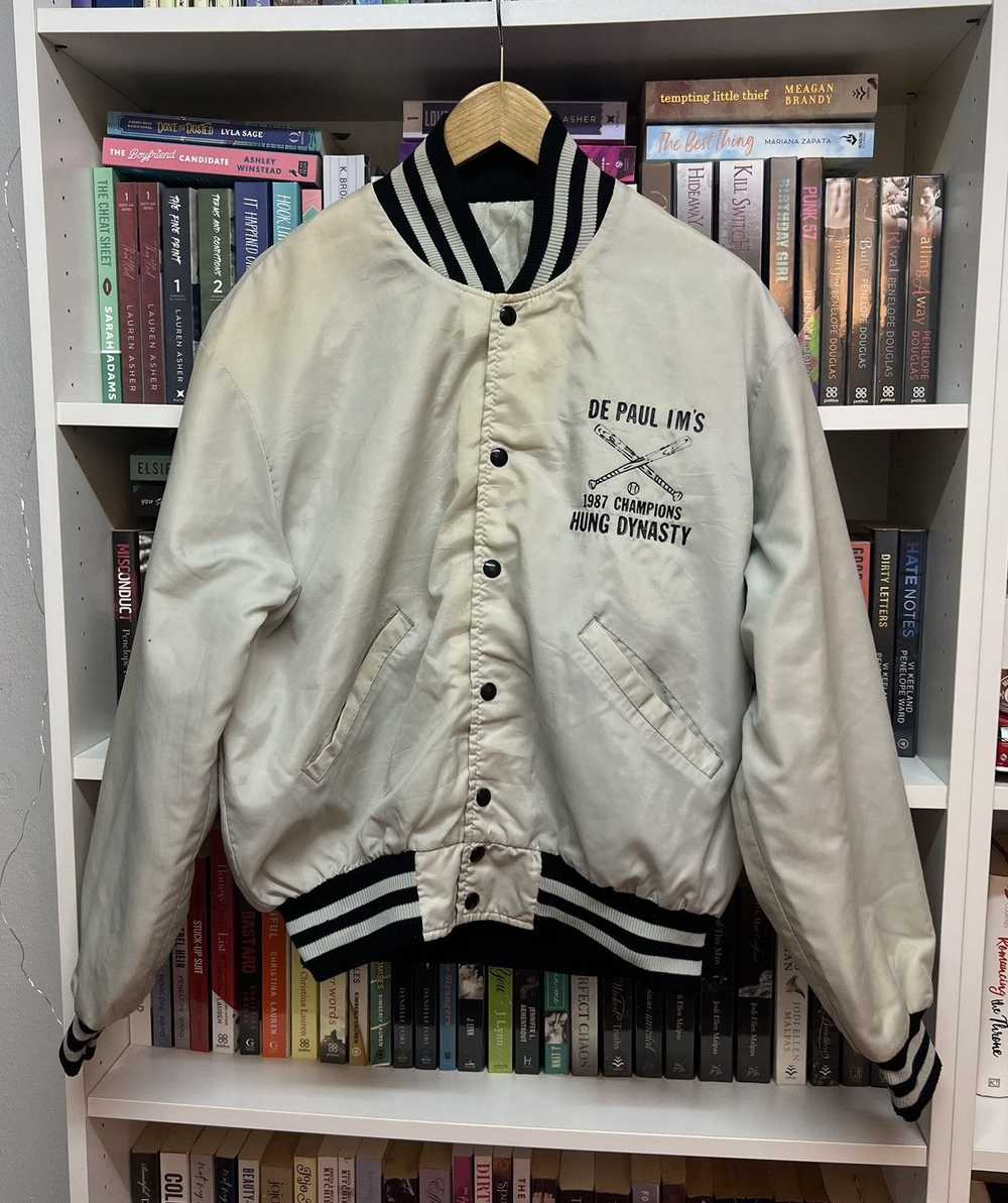 Delong Varsity Jackets × Made In Usa × Vintage 19… - image 1