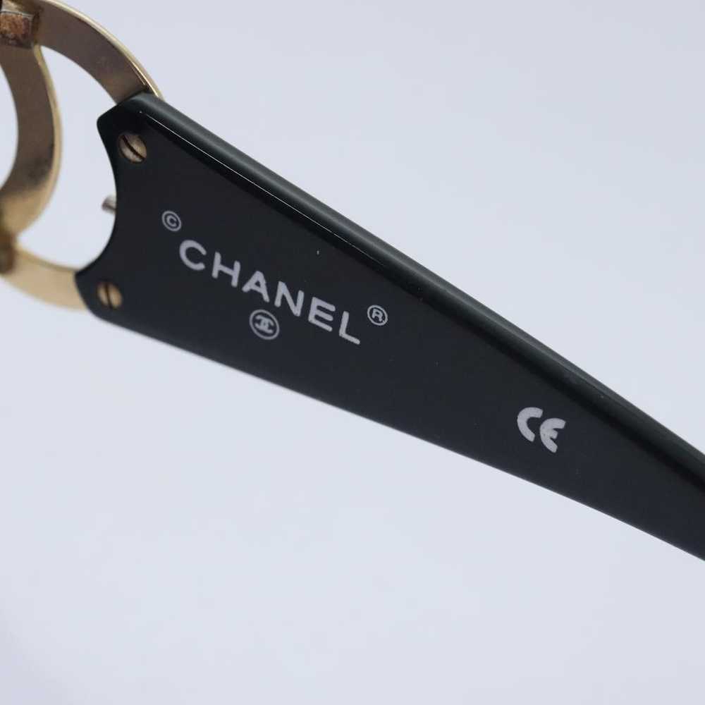 Chanel CHANEL Sunglasses Plastic Metal Black Gold… - image 11