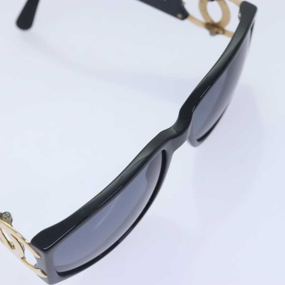 Chanel CHANEL Sunglasses Plastic Metal Black Gold… - image 7