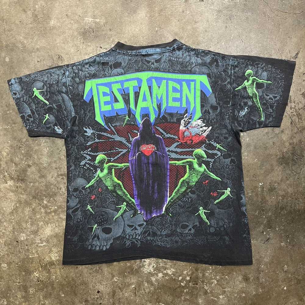 Band Tees × Kanye West × Vintage 1990’s TESTAMENT… - image 6