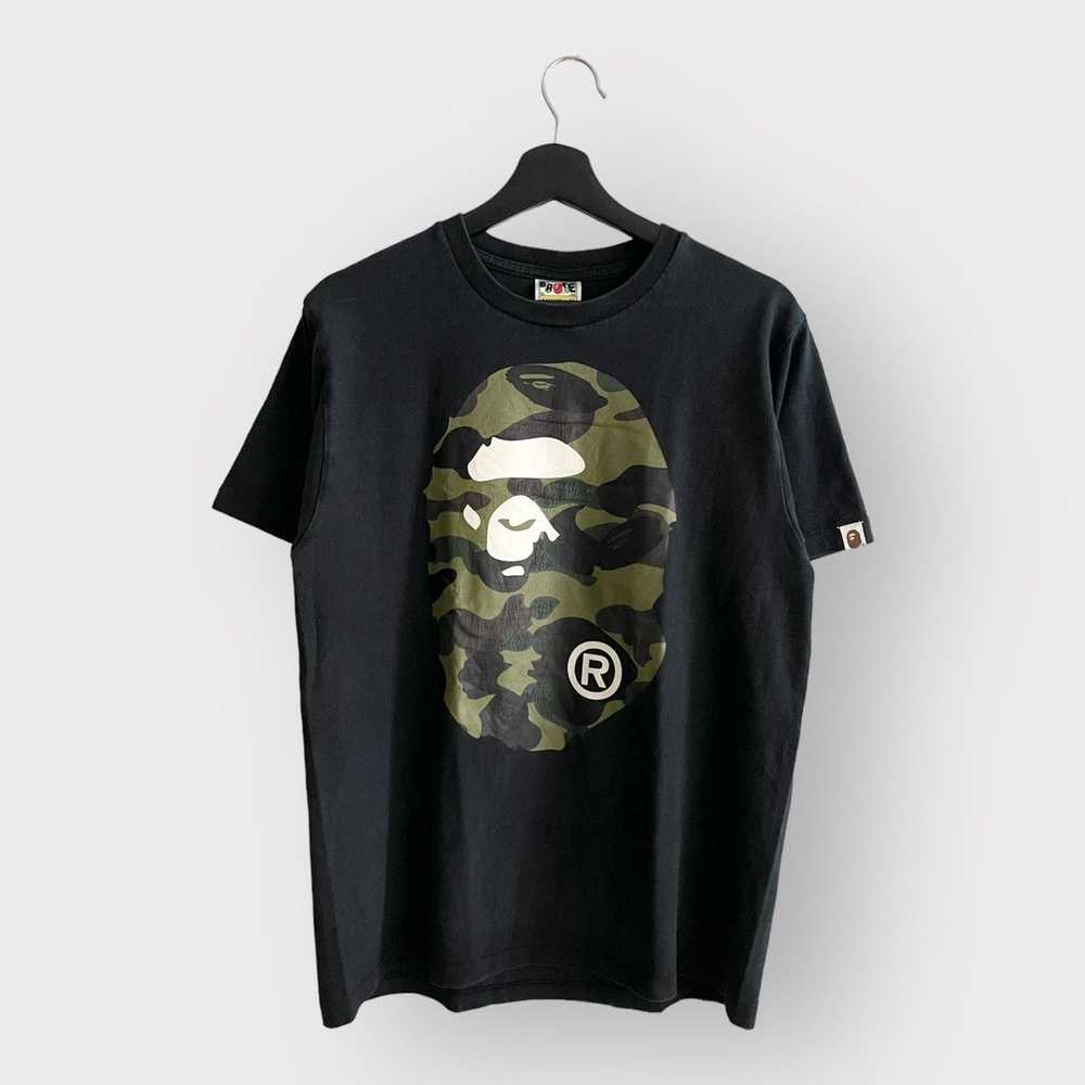 Bape STEAL! Bape 1st Camo Jumbo Ape Head Tee (M) - image 1