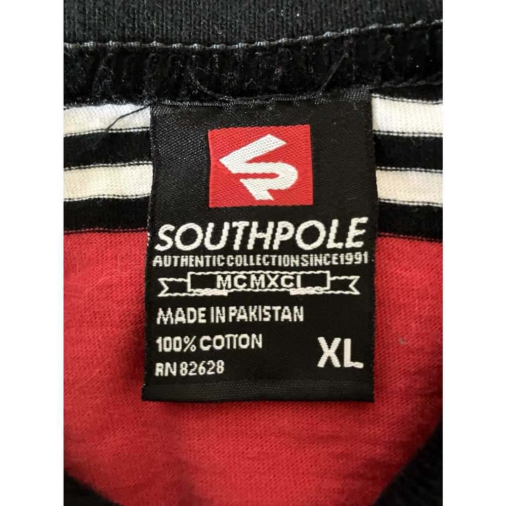 Southpole Southpole Polo Shirt Men's XL Red Black… - image 4