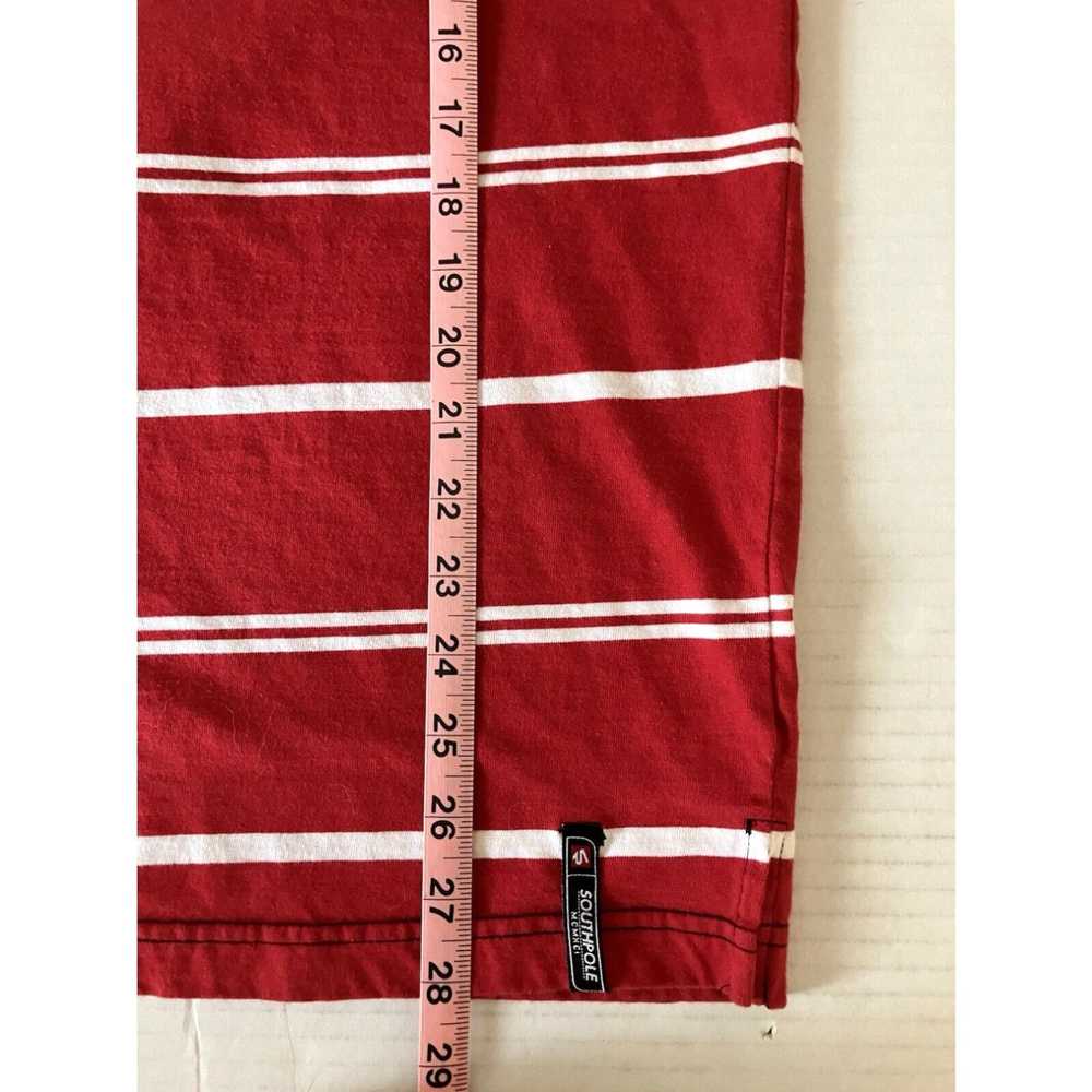 Southpole Southpole Polo Shirt Men's XL Red Black… - image 7