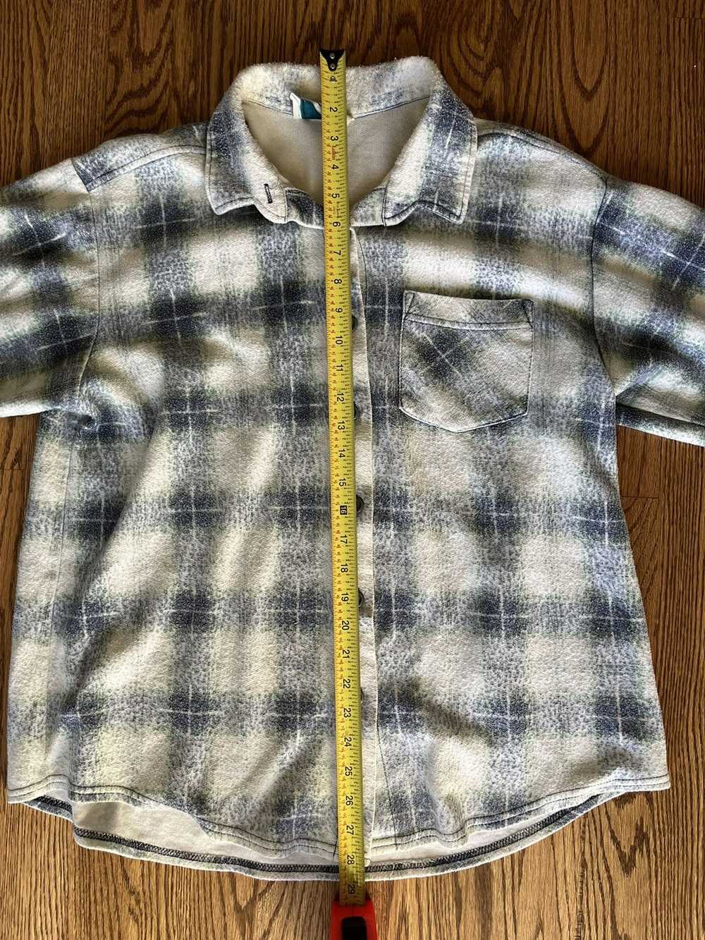 Vintage Nicely Faded Vintage Flannel Ski Grunge O… - image 4