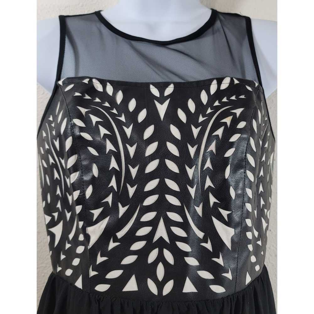 Other Kiwi Tucker Black White Pleather Bodice A L… - image 5