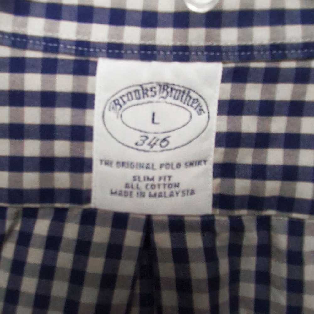 Brooks Brothers BROOKS BROTHERS 346 Men's L Slim … - image 4