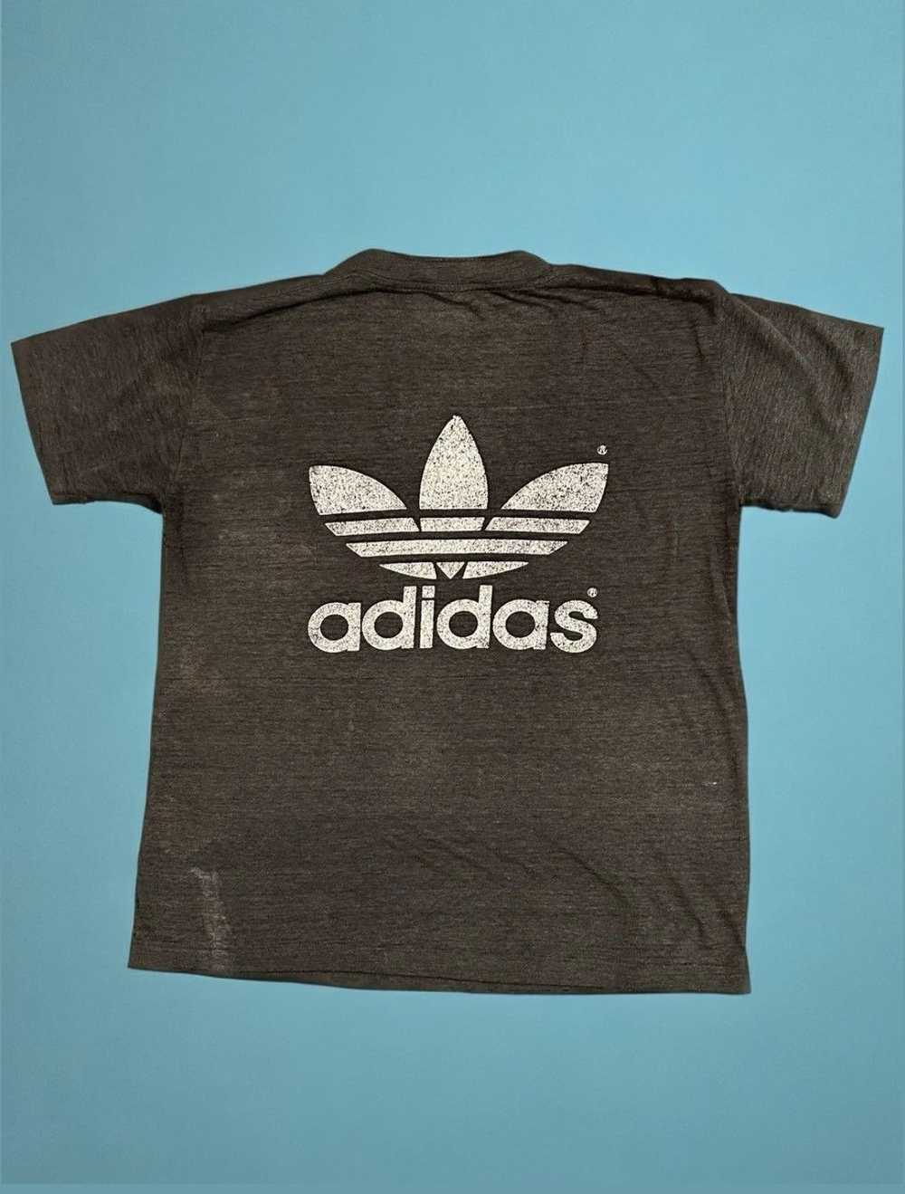 Adidas Vintage 1970s/80s Rare Adidas T-Shirt - image 4