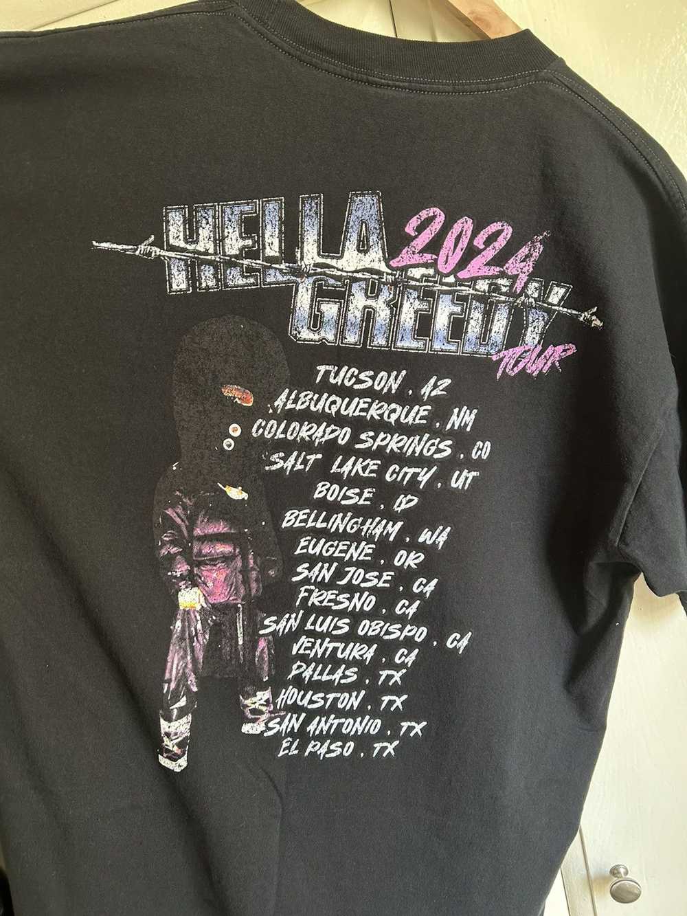 Rap Tees × Streetwear × Tour Tee 03 Greedo Hella … - image 6