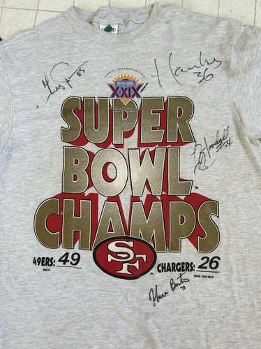 Rare × San Francisco 49ers × Vintage AUTOGRAPHED S