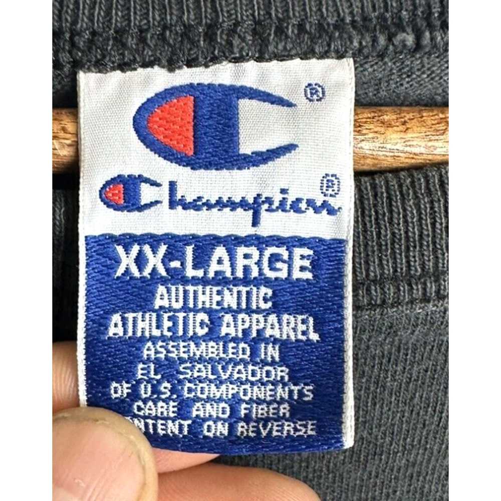 Champion Vintage 90’s Champion Men’s Black Spell … - image 3