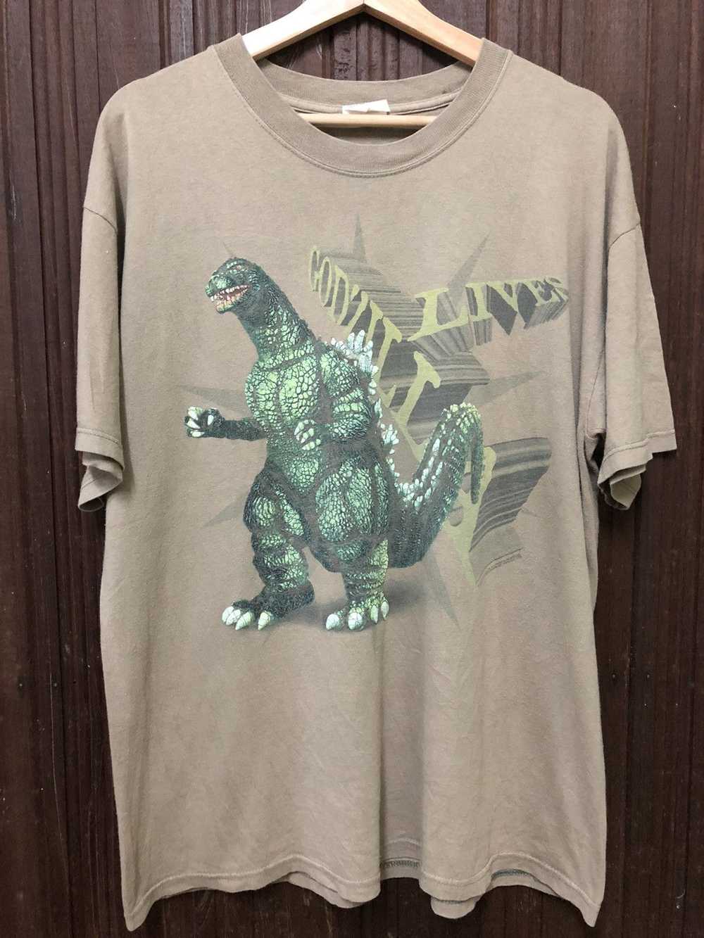 Movie × Vintage Vintage 90s Godzilla Lives Movie … - image 1