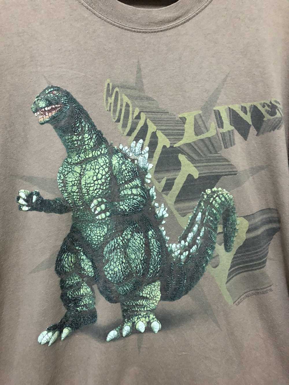 Movie × Vintage Vintage 90s Godzilla Lives Movie … - image 2