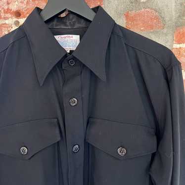 Creighton VTG 70s US Navy Creighton Shirt Black Lo