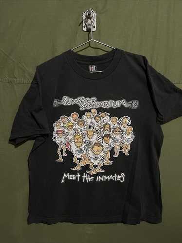 LLICA キッドロック SOAD KORN 2000　Tシャツ Vintage Summer Metallica Korn System of A Down Black T-shirt