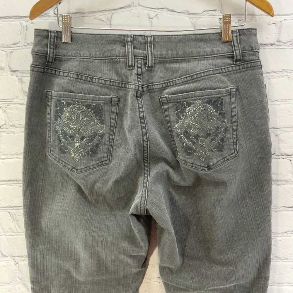 Vintage High Waisted Gray Bootcut Jeans for Women… - image 5