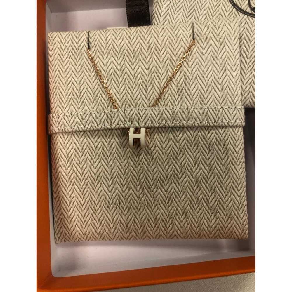 Hermès Pop H yellow gold pendant - image 2