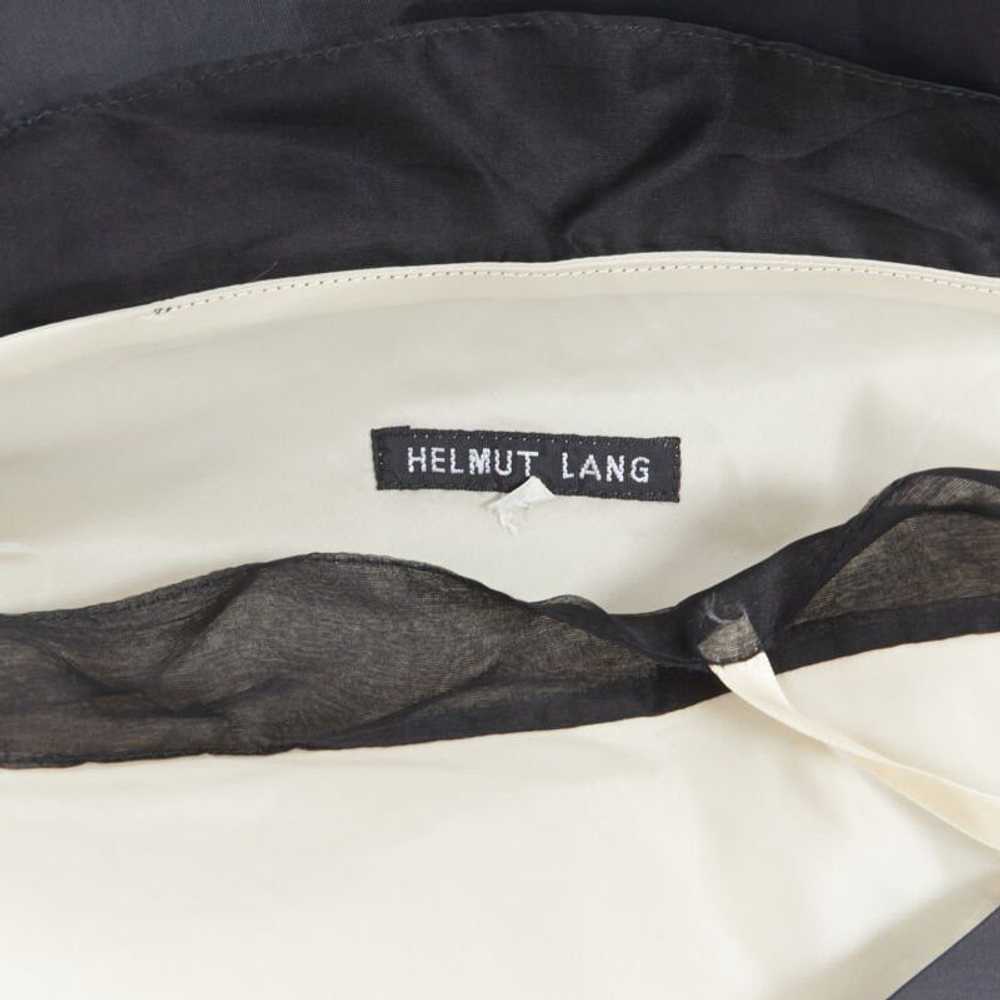 Helmut Lang vintage HELMUT LANG SS 1997 black nud… - image 10