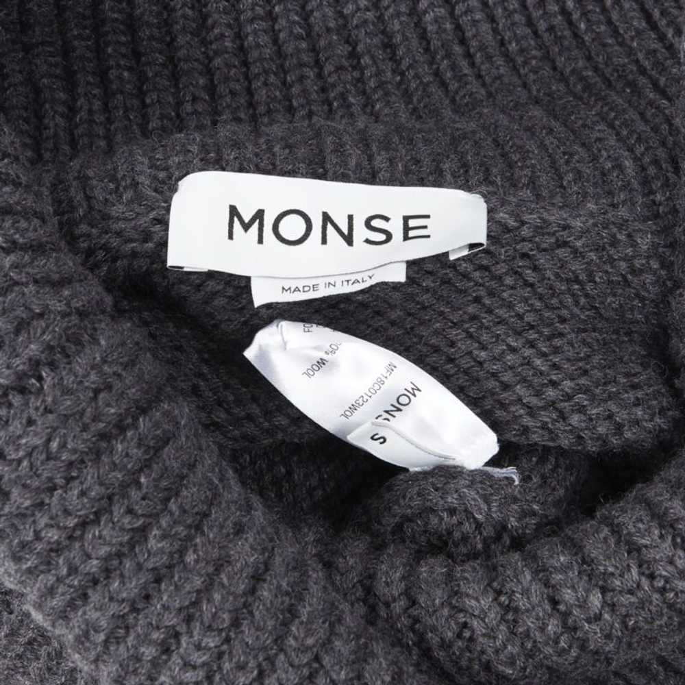 Monse MONSE 100% wool Monsfield fringe intarsia k… - image 10