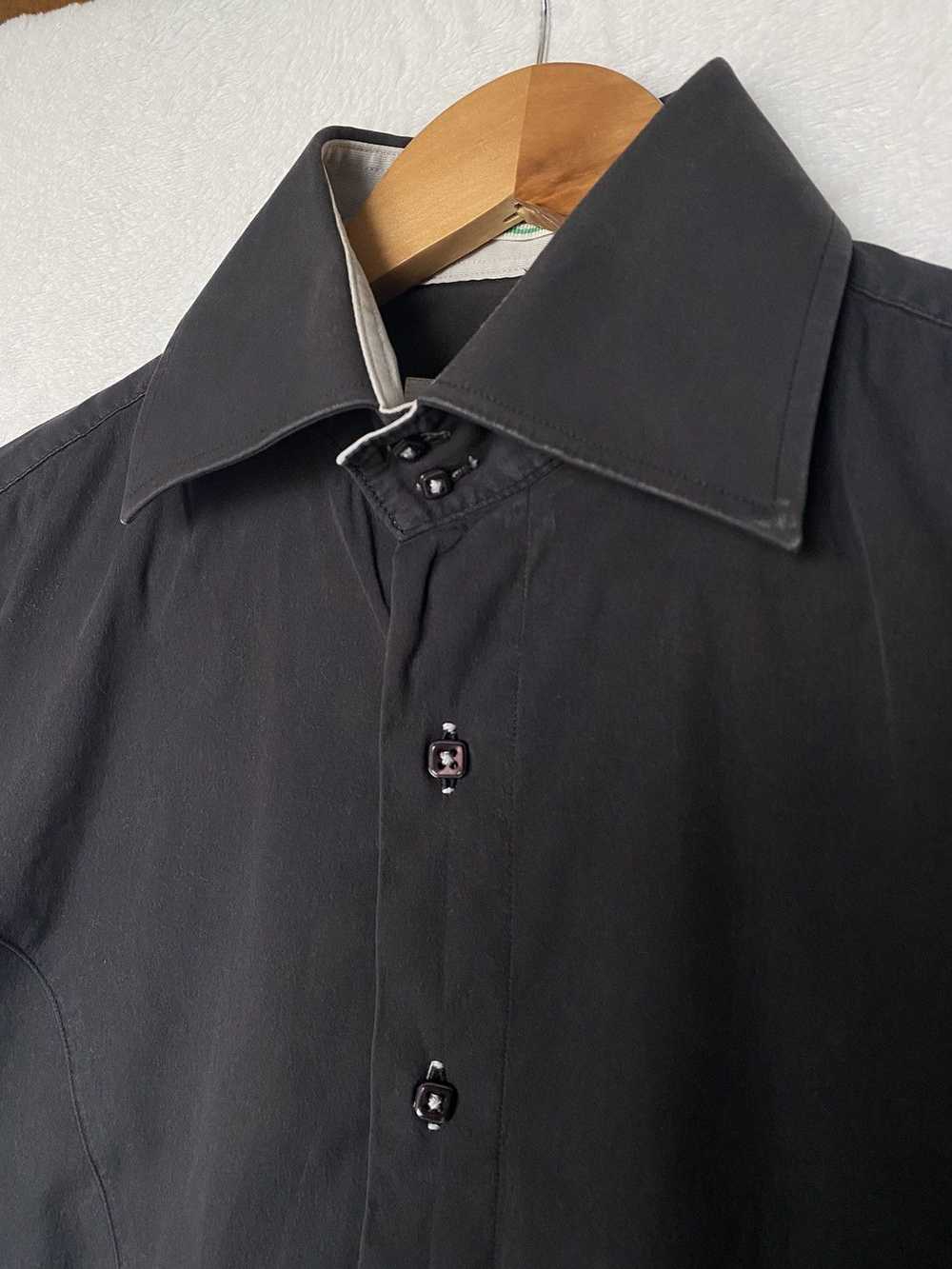 Carven Black Cotton Button Up Long Sleeve Shirt - image 6