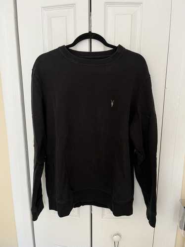 Allsaints Allsaints Black Crew Neck Sweatshirt