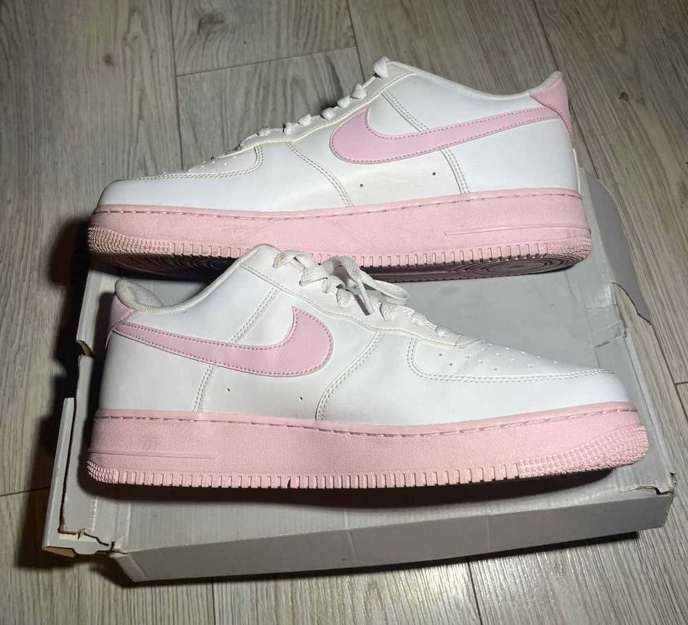 Nike air force 1 white pink size 13 - image 2